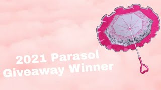 2021 PARASOL GIVEAWAY WINNER Royale High [upl. by Nicolau]