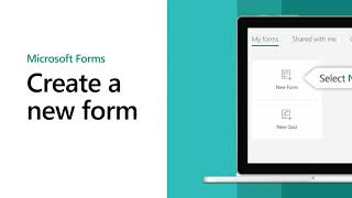 Create a form in Microsoft Forms [upl. by Annaor]