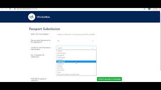 2Way Courier Webform in VFS India For Canada Visa Stamping [upl. by Malloy]