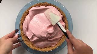 NoBake Strawberry Jello Pie [upl. by Aimas]