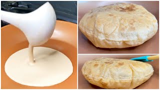 How To Make Liquid Dough Roti  No Kneading No Rolling [upl. by Koziarz]