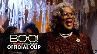 Boo A Madea Halloween 2016 Movie – Tyler Perry Official Clip – ‘Bottom Half’ [upl. by Neehcas]