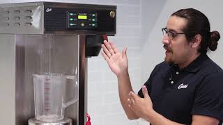 How to Calibrate Your Curtis G3 Commercial Coffee Maker [upl. by Nollad]