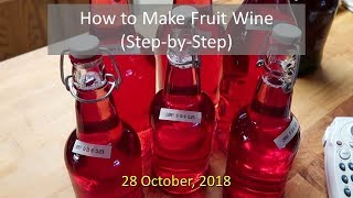 How to Make Fruit Wine Step by Step [upl. by Mehalek]