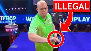 Illegal Darts Throws During PDC Matches [upl. by Kyrstin34]