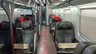 A bordo frecciarossa da Torino Porta Nuova a Milano Cle in Standard  visito Business e Executive [upl. by Lidaa705]