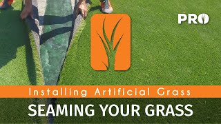 Seaming Artificial Grass  Step 6 [upl. by Dex]