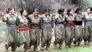 Kurdish female fighters dance govend halparke halay 2016 [upl. by Ladew50]