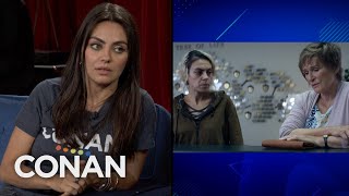 Mila Kunis On Working With Glenn Close  CONAN on TBS [upl. by Naesyar]