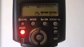 How to set up Canon 430EX II Speedlite for wireless flash tutorial [upl. by Jepum723]