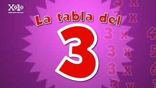 La tabla del 3  Videos Aprende [upl. by Alamaj367]