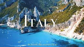 Italy 4K  Scenic Relaxation Film With Calming Music [upl. by Chrysler264]