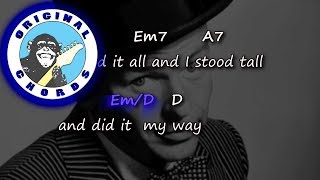 Frank Sinatra  My Way  Chords amp Lyrics [upl. by Nylinnej]