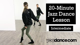 Jazz Dance Tutorial Intermediate  Levitating  YouDancecom [upl. by Ylrebma]