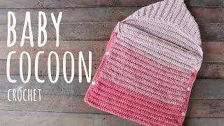 HOW TO CROCHET AN EASY COCOON  Tutorial Step by Step  Lanas y Ovillos [upl. by Dnomsad]