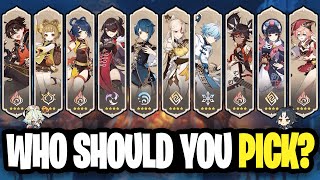 Which FREE 4Star Should You Choose  Genshin Impact [upl. by Donia]