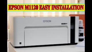 EPSON M1120 INSTALLATION AND WI FI SETUP [upl. by Stricklan]