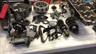 Honda CBX Full Restoration amp Engine Rebuild Video Series  Part 3  Final Tear Down amp Parts Layout [upl. by Yclek425]