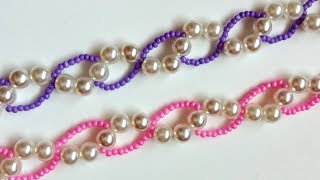 Beaded Bracelets Pattern [upl. by Nwahsel]