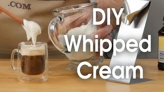 DIY whipped cream in 60 seconds [upl. by Scornik]