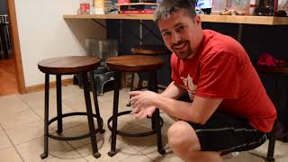 Fixing loose bar stool simply and quickly [upl. by Kirit]