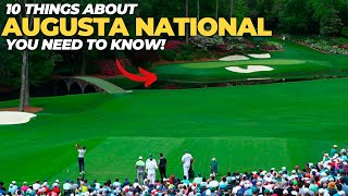 Augusta National Golf Club 10 Things You NEED To Know  The Masters PGA 2022 [upl. by Odele]