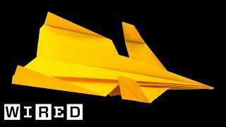 How to Make A Paper Airplane That FLIES FAR  Full Tutorial  WIRED [upl. by Couture816]