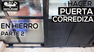 214 Puerta corrediza de hierro Parte 2 [upl. by Eelirrem]