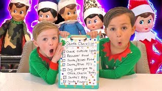 Elf on the Shelf Night Before Christmas Checklist for Santa  DavidsTV [upl. by Kaila]