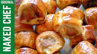 Christmas SAUSAGE ROLLS  How to make recipe Snack food [upl. by Chernow]