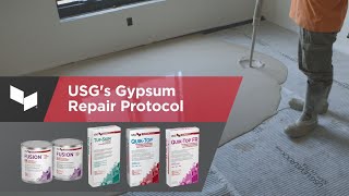 USGs Guide to Gypsum Underlayment Repair [upl. by Limaa563]