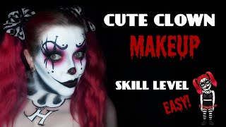 CUTE CLOWN MAKEUP [upl. by Dnumsed]