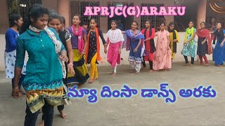 APRJC G ARAKU DIMSA DANCE AP IN INDIA [upl. by Ahsaekal373]