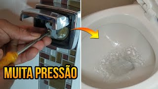 COMO AUMENTAR A PRESSÃO DA VÁLVULA DE DESCARGA Válvula sem pressão [upl. by Quinlan]