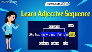 Learn Adjective Sequence  English Grade45  Tutway [upl. by Altheta]