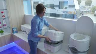 Thetford Porta Potti Cleaning [upl. by Mandle424]