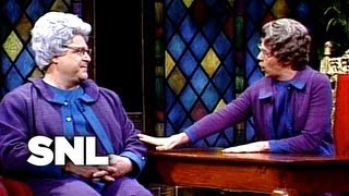 Cold Opening Church Lady and Saddam Hussein  Saturday Night Live [upl. by Eiramanitsirhc390]