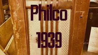 Repair and restoration of a vintage 1939 Philco console Radio part 1 [upl. by Kinsman44]