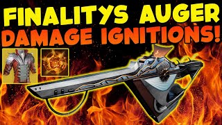 Ignition Turret Finalitys Auger Sanguine Alchemy COMBUSTION  Destiny 2 Heresy TFS [upl. by Yalcrab493]