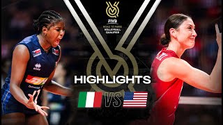 🇮🇹 ITA vs 🇺🇸 USA  Highlights  Womens OQT 2023 [upl. by Ellednahc]