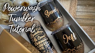 Dawn Powerwash Method Tumbler Tutorial  extremely easy and addicting [upl. by Reider555]