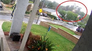 LiveLeak  Security camera captures plane crashing onto house in Yorba Linda [upl. by Rede]