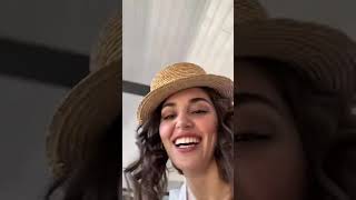 Hande Erçel and Kerem Bürsin on Instagram Live  08122021 [upl. by Callean]