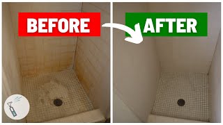 Use THIS to Remove SOAP SCUM and MOLD from Shower  NO Chemicals [upl. by Melamie]