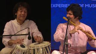 Ustad Zakir Hussain and Rakesh Chaurasia Tabla and Flute [upl. by Eugaet]