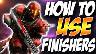 HOW TO USE FINISHERS in Destiny 2 Shadowkeep [upl. by Ozan181]