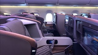 Singapore Airlines A350900 Business Class Seat Review  Aviation Geeks [upl. by Adama216]