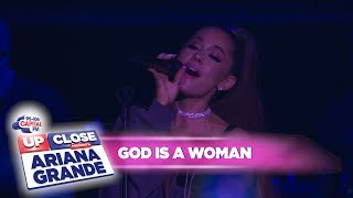 Ariana Grande  God is a woman Live At Capital Up Close [upl. by Rehtaeh]