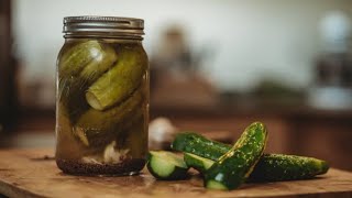 The Quickest Homemade Pickles Ever  Refrigerator Pickle Recipe [upl. by Ettelegna]