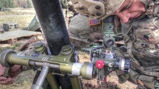 Livefire Mortar Range M252A1 81mm Mortar System [upl. by Latterll32]